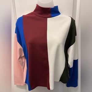 Sfera Women’s Color block Long Sleeve Top - medium